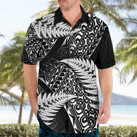 New Zealand Rugby Pacific Personalised Hawaiian Shirt All Black Maori Pasifika Fern Pattern