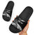 New Zealand Rugby Pacific Personalised Slide Sandals All Black Maori Pasifika Fern Pattern - Polynesian Pride