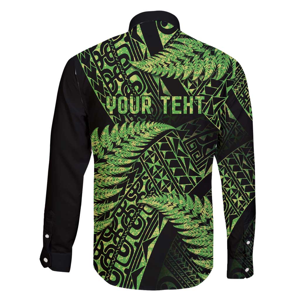 New Zealand Rugby Pacific Personalised Family Matching Puletasi and Hawaiian Shirt All Lime Maori Pasifika Fern Pattern