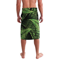 New Zealand Rugby Pacific Personalised Lavalava All Lime Maori Pasifika Fern Pattern