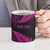 New Zealand Rugby Pacific Personalised Ceramic Mug All Pink Maori Pasifika Fern Pattern - Polynesian Pride