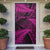 New Zealand Rugby Pacific Personalised Door Cover All Pink Maori Pasifika Fern Pattern - Polynesian Pride
