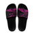 New Zealand Rugby Pacific Personalised Slide Sandals All Pink Maori Pasifika Fern Pattern - Polynesian Pride