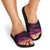 New Zealand Rugby Pacific Personalised Slide Sandals All Pink Maori Pasifika Fern Pattern - Polynesian Pride