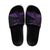 New Zealand Rugby Pacific Personalised Slide Sandals All Purple Maori Pasifika Fern Pattern - Polynesian Pride