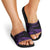 New Zealand Rugby Pacific Personalised Slide Sandals All Purple Maori Pasifika Fern Pattern - Polynesian Pride