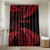 New Zealand Rugby Pacific Personalised Bathroom Set All Red Maori Pasifika Fern Pattern - Polynesian Pride