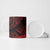 New Zealand Rugby Pacific Personalised Ceramic Mug All Red Maori Pasifika Fern Pattern - Polynesian Pride