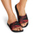 New Zealand Rugby Pacific Personalised Slide Sandals All Red Maori Pasifika Fern Pattern - Polynesian Pride