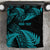 New Zealand Rugby Pacific Personalised Bedding Set All Turquoise Maori Pasifika Fern Pattern