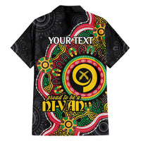Vanuatu Personalised Family Matching Summer Maxi Dress and Hawaiian Shirt Aboriginal Dot Paitnting LT9 - Polynesian Pride