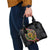 Vanuatu Personalised Shoulder Handbag Aboriginal Dot Paitnting - Polynesian Pride