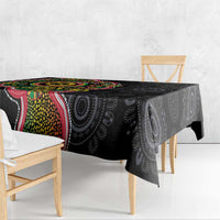 Vanuatu Personalised Tablecloth Aboriginal Dot Paitnting - Polynesian Pride