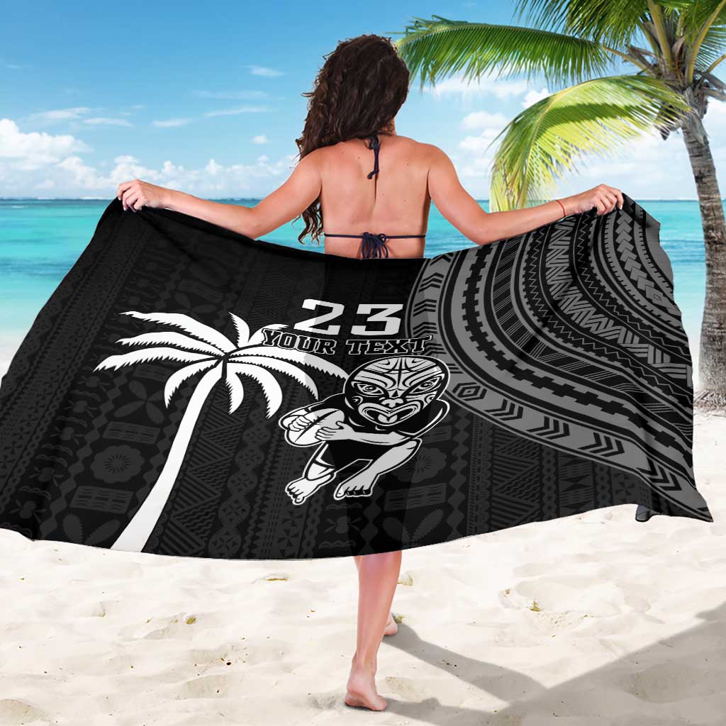 Custom Fiji New Zealand Rugby Sarong Make History Together