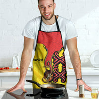 Personalised Papua New Guinea Oro Necklace Apron Gold Melanesia Traditional Pattern