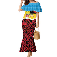 Personalised Torba PNG Forever Family Matching Mermaid Dress and Hawaiian Shirt Polynesian Sand Art - Polynesian Pride