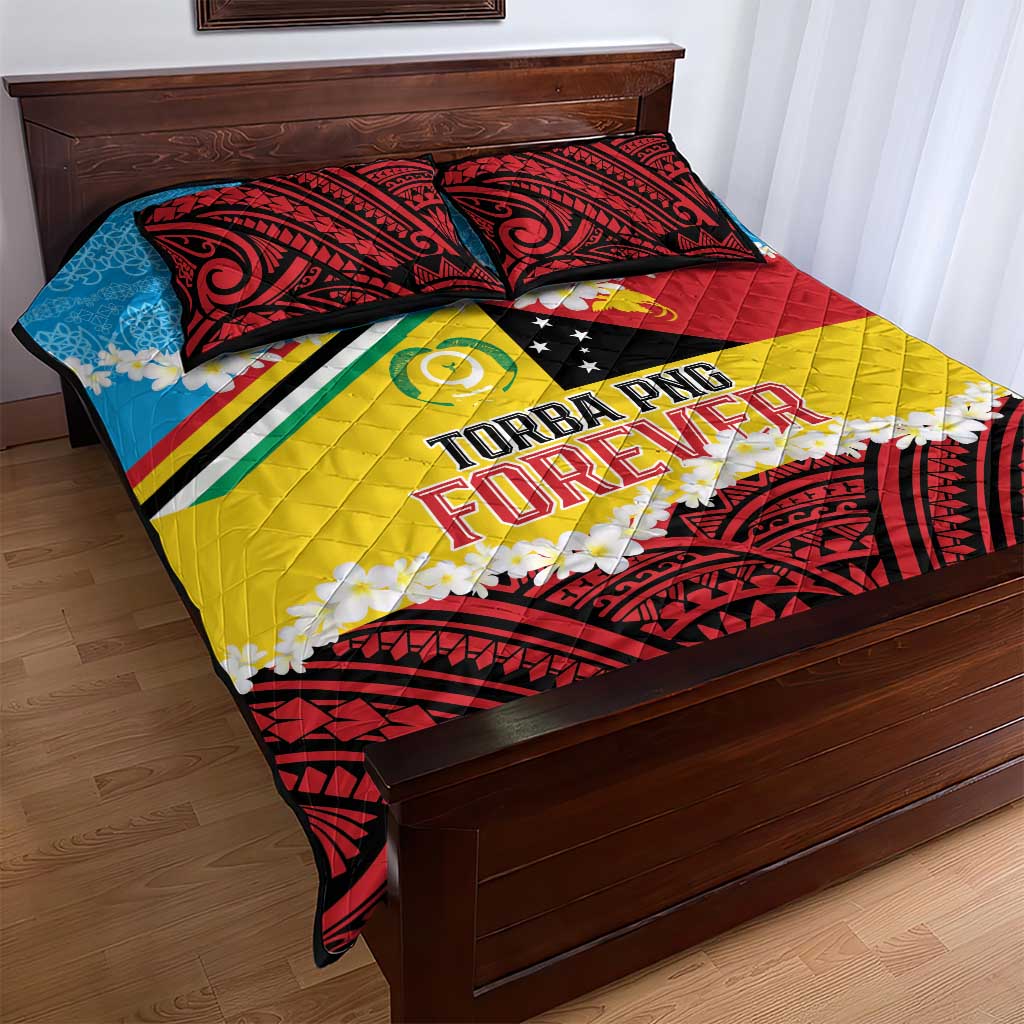Torba PNG Forever Quilt Bed Set Polynesian Sand Art - Polynesian Pride