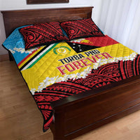 Torba PNG Forever Quilt Bed Set Polynesian Sand Art - Polynesian Pride