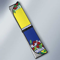 Malampa Fiji Forever Auto Sun Shade Tagimoucia Polynesian Sand Drawing LT9 - Polynesian Pride