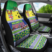 Malampa Fiji Forever Car Seat Cover Tagimoucia Polynesian Sand Drawing - Polynesian Pride