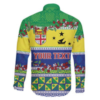 Personalised Malampa Fiji Forever Family Matching Puletasi and Hawaiian Shirt Tagimoucia Polynesian Sand Drawing - Polynesian Pride