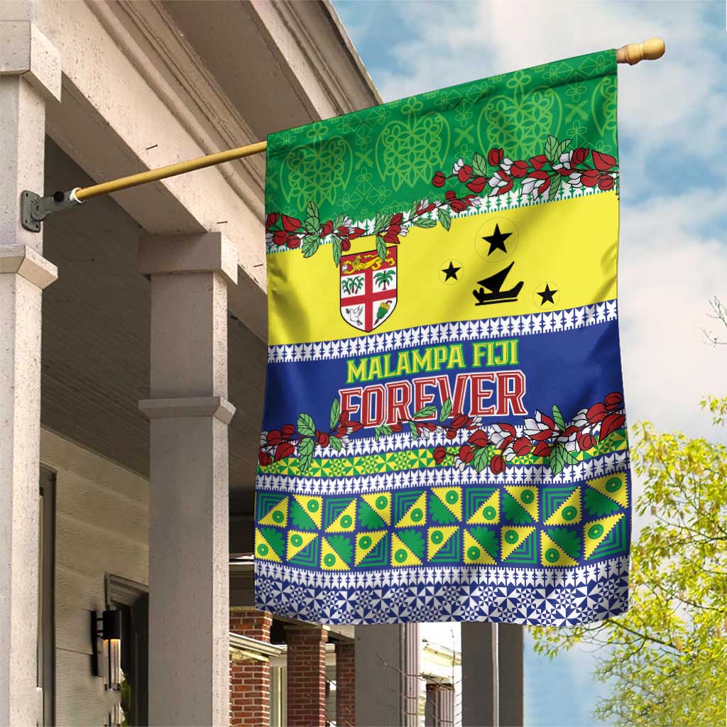 Malampa Fiji Forever Garden Flag Tagimoucia Polynesian Sand Drawing - Polynesian Pride