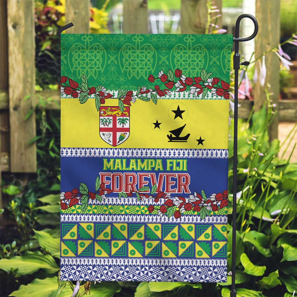 Malampa Fiji Forever Garden Flag Tagimoucia Polynesian Sand Drawing - Polynesian Pride