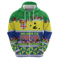 Personalised Malampa Fiji Forever Hoodie Tagimoucia Polynesian Sand Drawing - Polynesian Pride