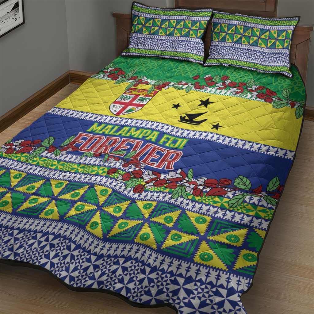 Malampa Fiji Forever Quilt Bed Set Tagimoucia Polynesian Sand Drawing - Polynesian Pride