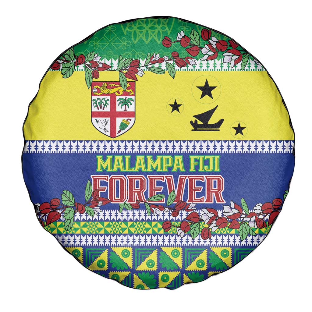 Malampa Fiji Forever Spare Tire Cover Tagimoucia Polynesian Sand Drawing - Polynesian Pride