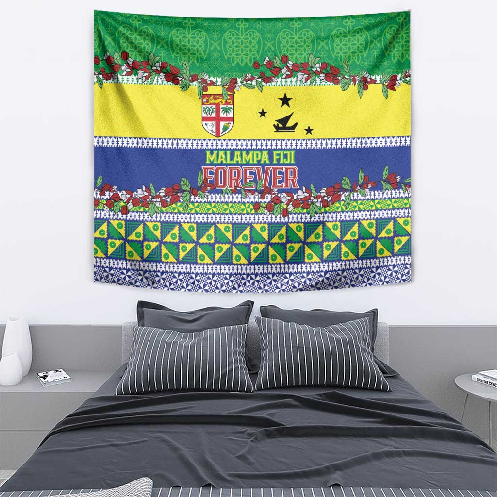 Malampa Fiji Forever Tapestry Tagimoucia Polynesian Sand Drawing - Polynesian Pride