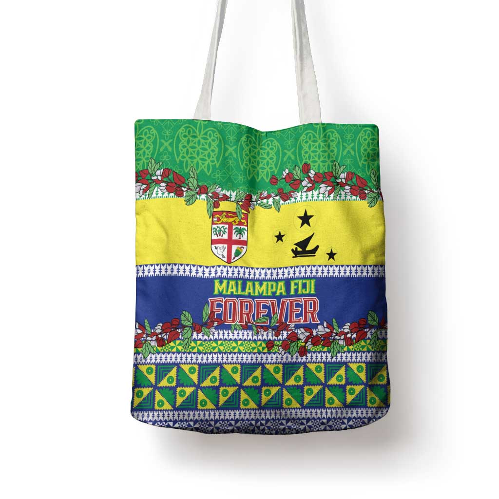 Malampa Fiji Forever Tote Bag Tagimoucia Polynesian Sand Drawing - Polynesian Pride