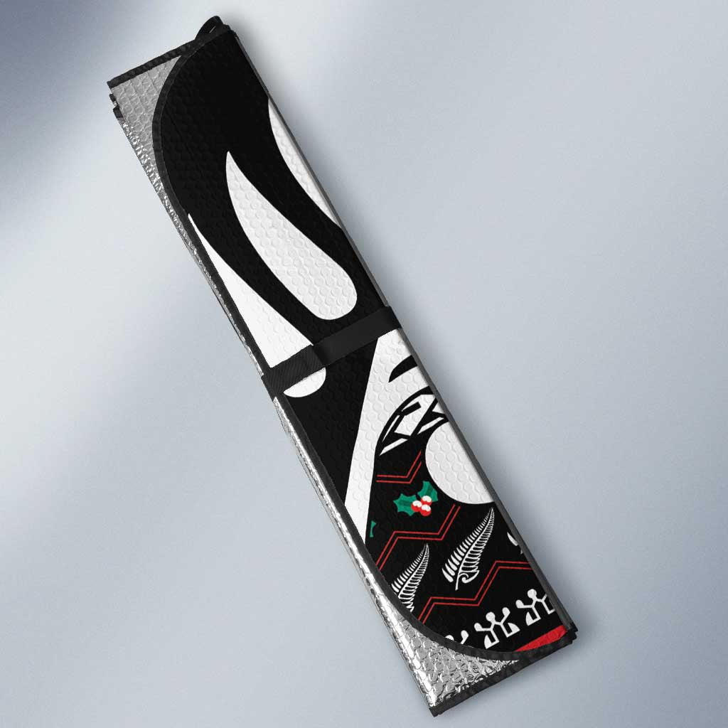 New Zealand Kiwi Santa Christmas Auto Sun Shade He Wairua Kirihimete - Polynesian Pride