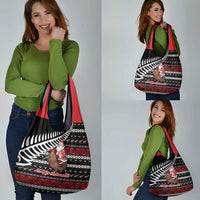 New Zealand Kiwi Santa Christmas Grocery Bag He Wairua Kirihimete - Polynesian Pride