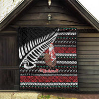 New Zealand Kiwi Santa Christmas Quilt He Wairua Kirihimete - Polynesian Pride