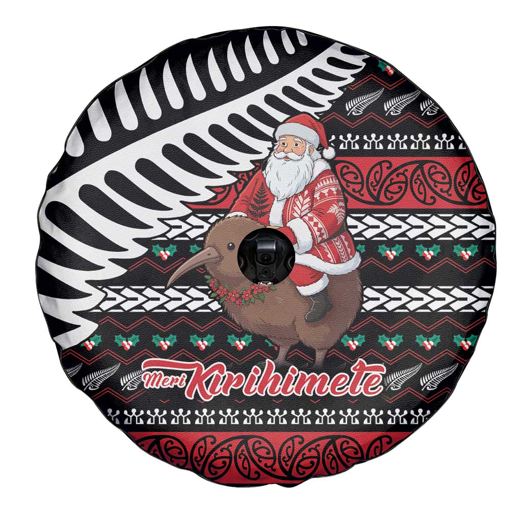New Zealand Kiwi Santa Christmas Spare Tire Cover He Wairua Kirihimete - Polynesian Pride