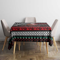New Zealand Kiwi Santa Christmas Tablecloth He Wairua Kirihimete - Polynesian Pride