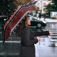 New Zealand Kiwi Santa Christmas Umbrella He Wairua Kirihimete - Polynesian Pride