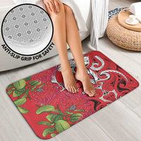 Personalised New Zealand Koru Pohutukawa Bathroom Set Meri Kirihimete Aroha for Christmas - Polynesian Pride