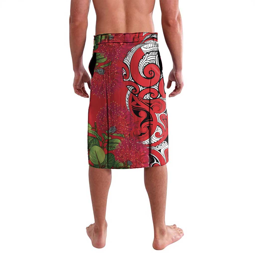 Personalised New Zealand Koru Pohutukawa Lavalava Meri Kirihimete Aroha for Christmas - Polynesian Pride
