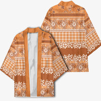 Hawaiian Hibiscus Honu Kimono Gold Mele Kalikimaka Palaka Spirit - Polynesian Pride
