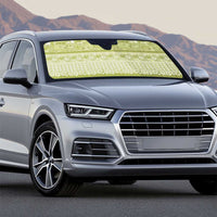 Hawaiian Hibiscus Honu Auto Sun Shade Sage Green Mele Kalikimaka Palaka Spirit - Polynesian Pride