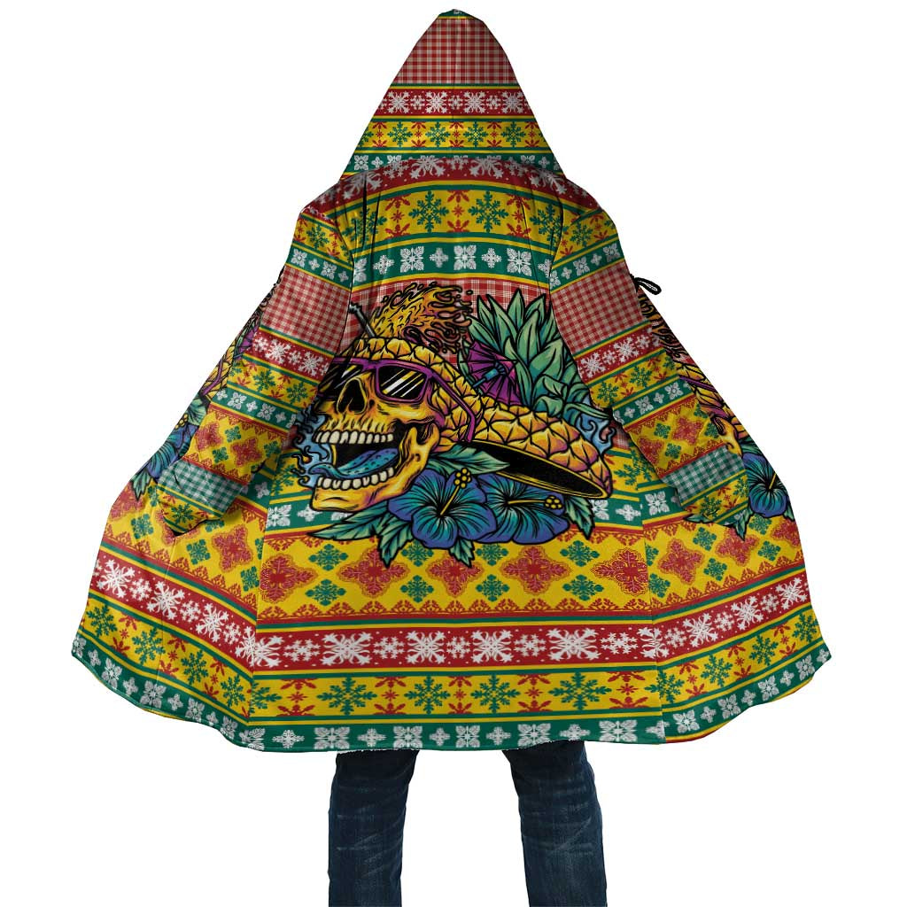 Hawaiian Pineapples Skull Cloak Mele Kalikimaka Palaka Quilt Pattern - Polynesian Pride