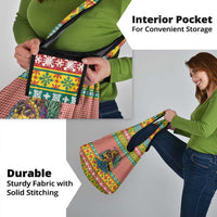 Hawaiian Pineapples Skull Grocery Bag Mele Kalikimaka Palaka Quilt Pattern - Polynesian Pride