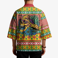 Hawaiian Pineapples Skull Kimono Mele Kalikimaka Palaka Quilt Pattern - Polynesian Pride