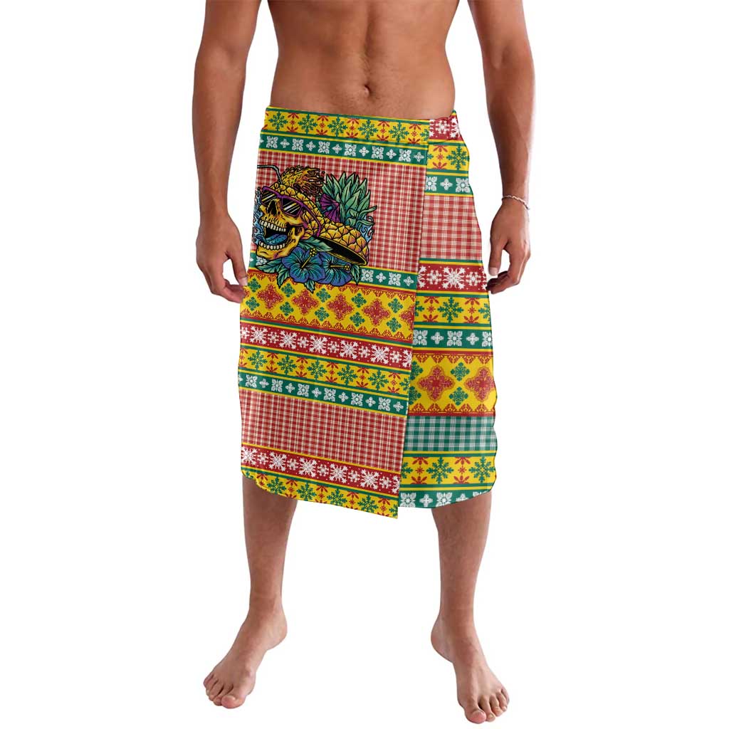 Hawaiian Pineapples Skull Lavalava Mele Kalikimaka Palaka Quilt Pattern - Polynesian Pride