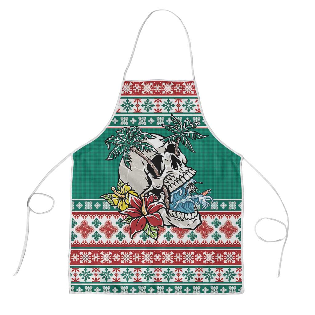 Hawaiian Skull Surfs Apron Mele Kalikimaka Palaka Quilt Pattern - Polynesian Pride