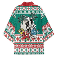 Hawaiian Skull Surfs Kimono Mele Kalikimaka Palaka Quilt Pattern - Polynesian Pride