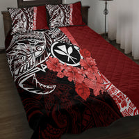 Aloha Vintage Hawaii Tribal Quilt Bed Set Red Style LT9 - Polynesian Pride