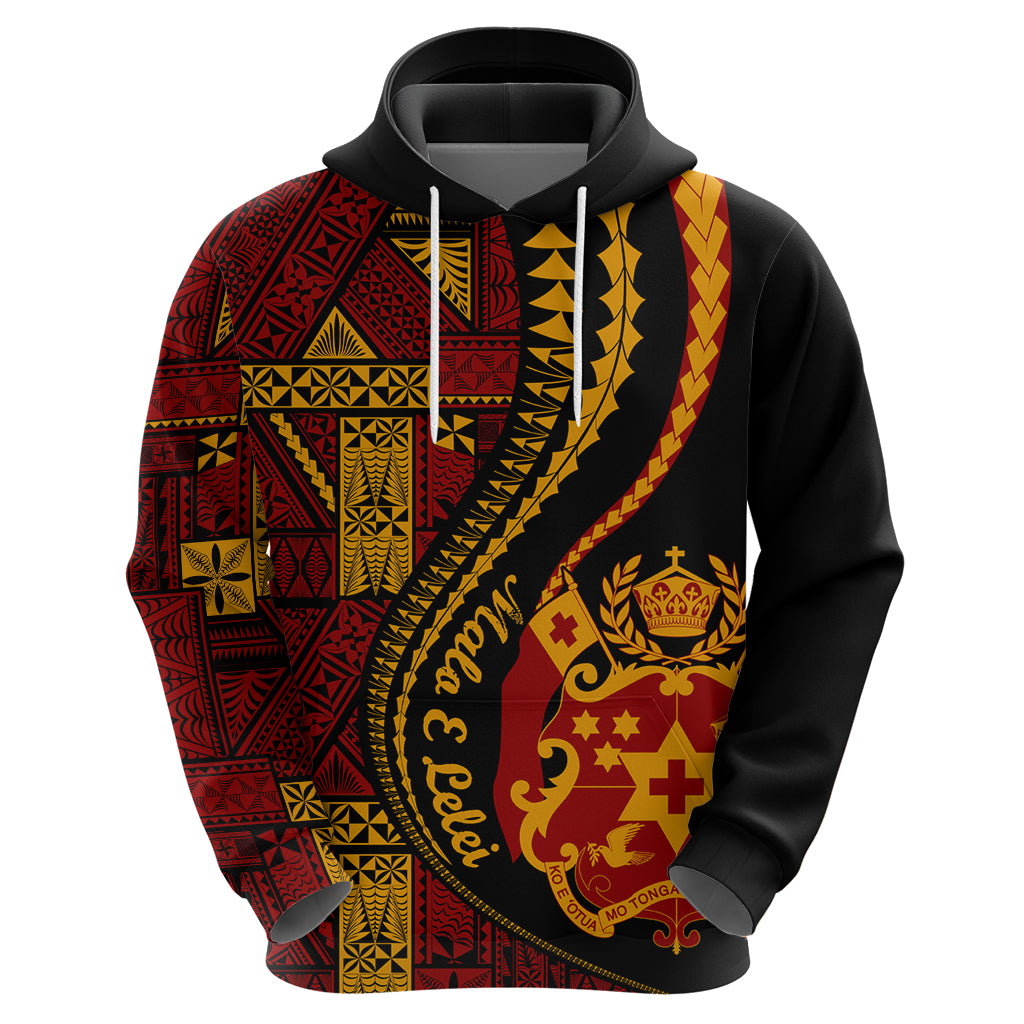 Vintage Tonga Malo E Lelei Ngatu Pattern Hoodie LT9 - Polynesian Pride